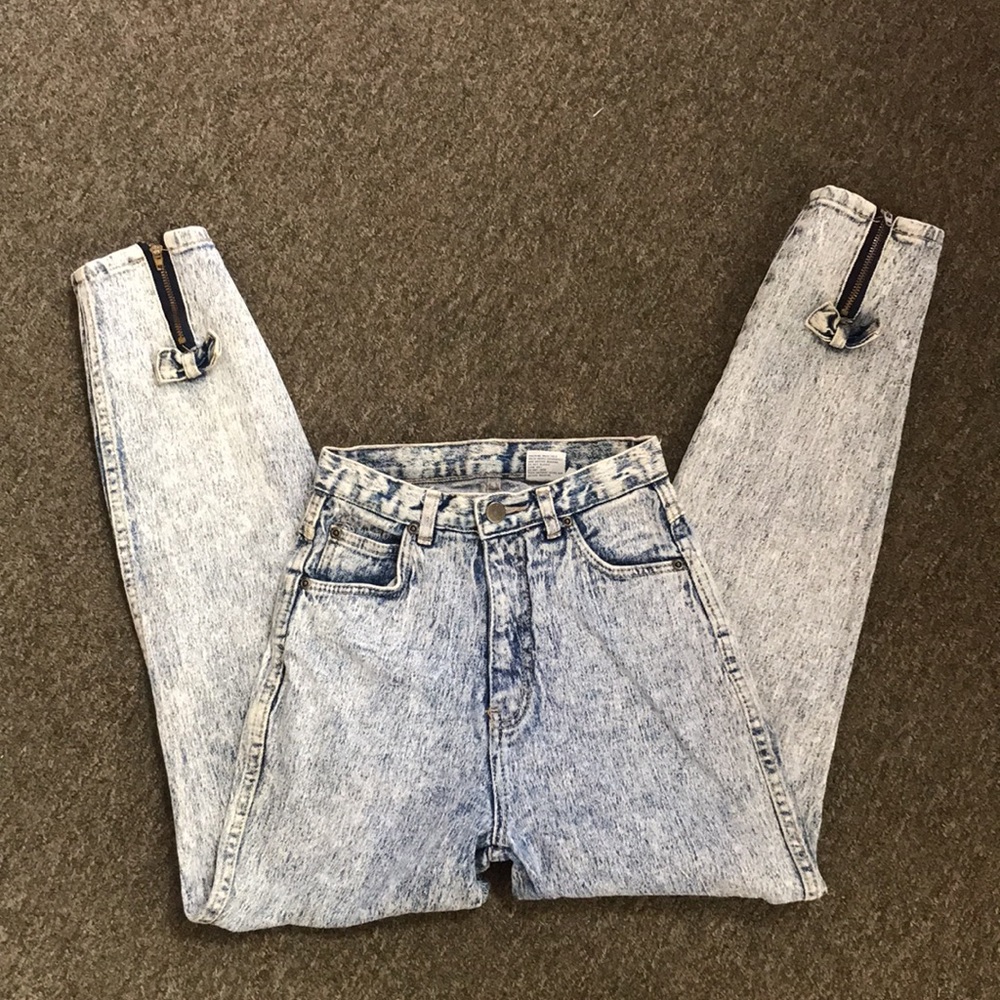 Pure Jeanswear 1980’s Acid Wash Jeans